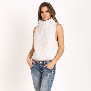 Free People Sleeveless Cowl Neck Sweater